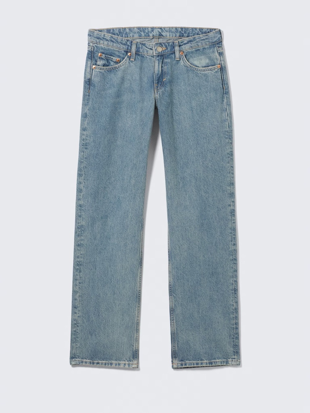 Weekday Arrow low straight 2000s blue